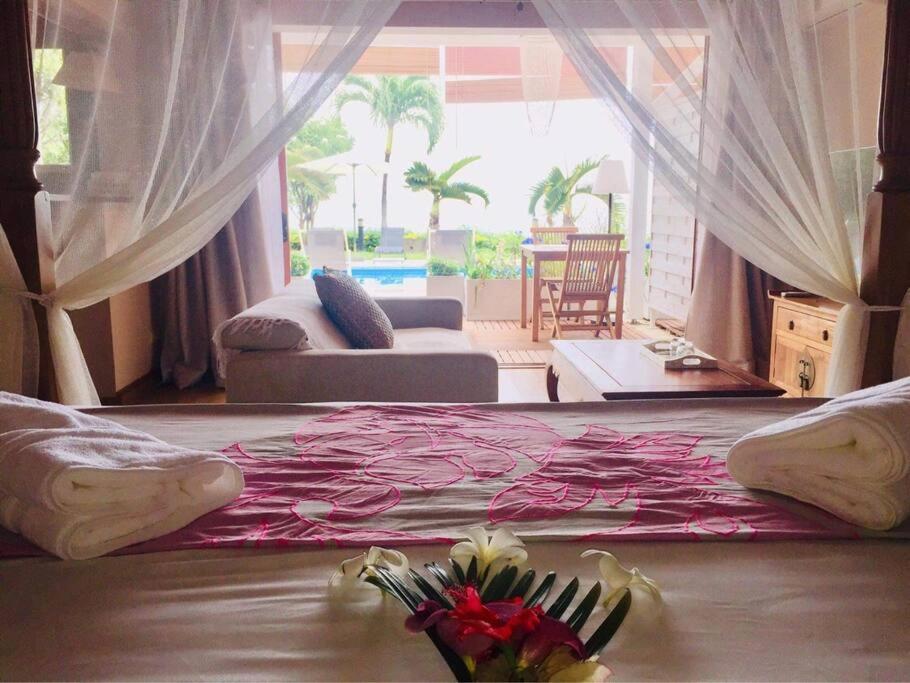 Suite totalement équipée avec vue imprenable!!!! Punaauia  Extérieur photo